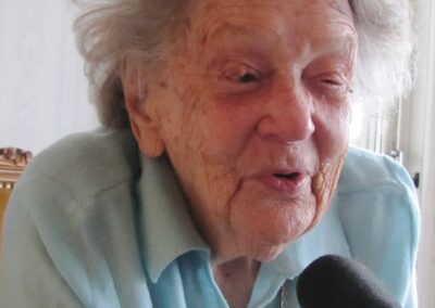 At the age of 105. (Source: Sveriges Radio)