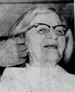 On her 100th birthday. (Source: Hanover Evening Sun)
