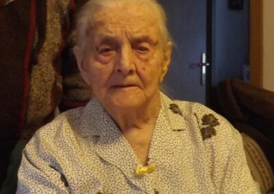 On her 111th birthday. (Source: l'Adige)