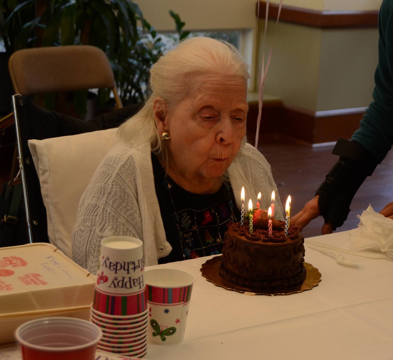 On her 109th birthday. (Source: Facebook/11Alive)