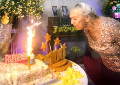 On her 100th birthday. (Source: Courtesy of the family)