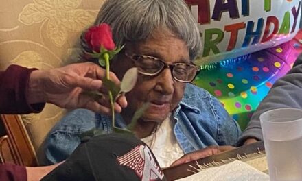 In March 2022, aged 110. (Source: District 9 Council Member Sydney J. Harrison)