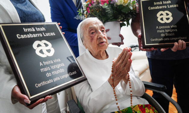 LongeviQuest Visits Oldest Living Person in Brazil, also the Oldest Living Nun, at 115