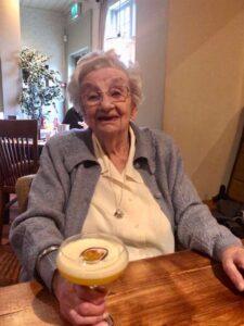 On her 108th birthday in 2022. (Source: Kent Online)