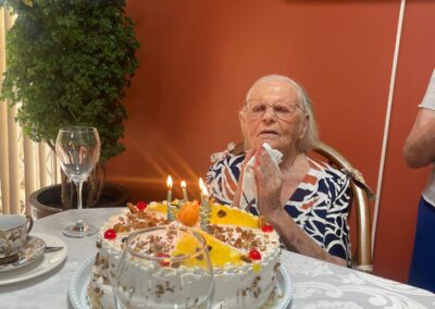 On her 109th birthday. (Source: Courtesy of the nursing home)