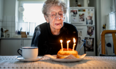 On her 111th birthday. (Source: BILLED-BLADET)