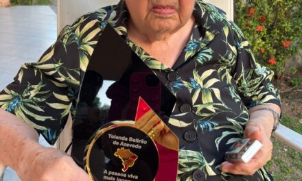 On 27 December 2025, with LongeviQuest trophy, recognizing her as Brazil's oldest resident.