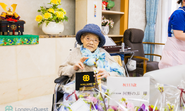 LongeviQuest visits Nobu Kōno on her 113th Birthday
