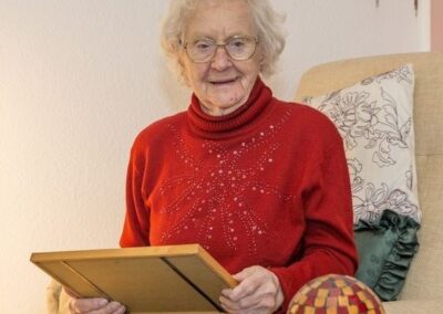 On her 108th birthday. (Source: NRZ)