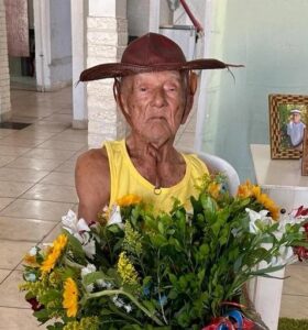 On his 110th birthday. (Source: Courtesy of the family)