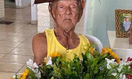 On his 110th birthday. (Source: Courtesy of the family)