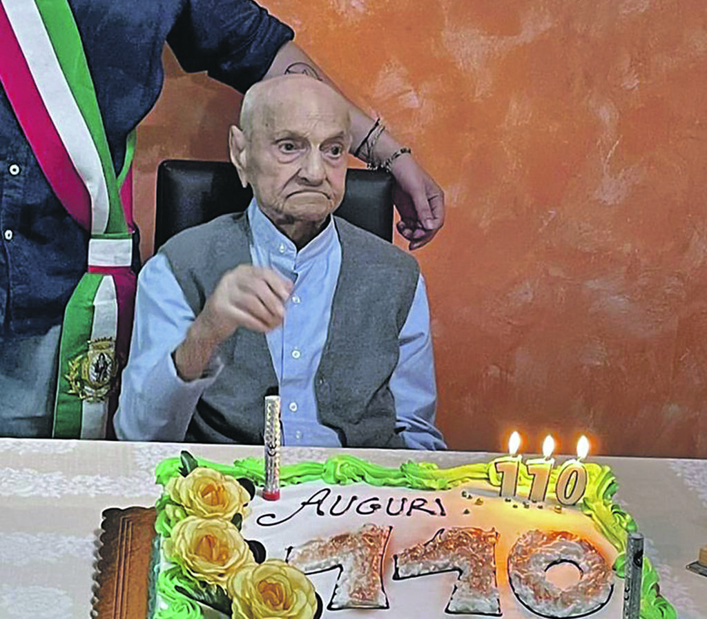 On his 110th birthday. (Source: PrimoPiano Molise)