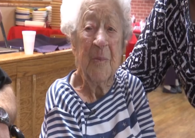 On her 110th birthday. (Source: KTVO)