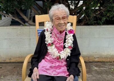 On her 110th birthday. (Source: KHON2 News)