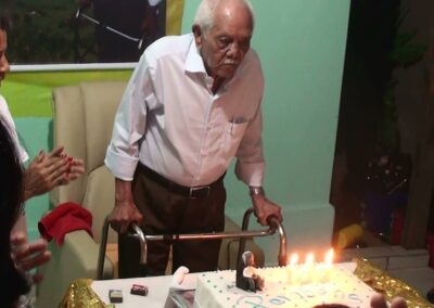 On his 100th birthday. (Source: Courtesy of the family)