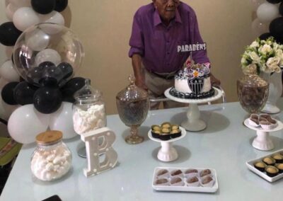 On his 107th birthday. (Source: Courtesy of the family)