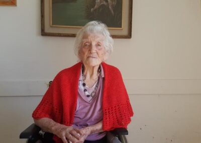 On her 111th birthday. (Source: Gazzetta di Mantova)