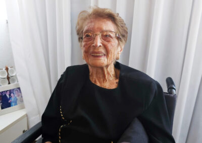 On her 111th birthday.
