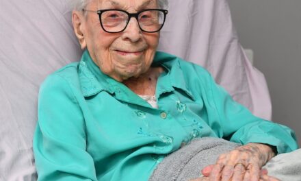 On her 110th birthday. (Source: Liverpool Echo News / Andrew Teebay)