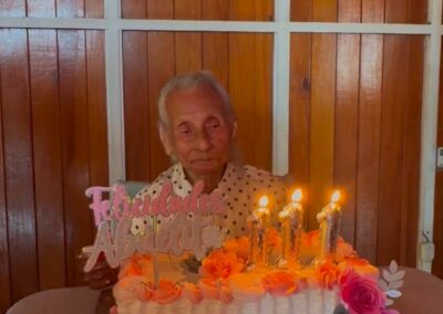 On her 111th birthday. (Source: Asociación Península de Nicoya Zona Azul)