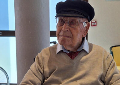 Maurice Le Coutour on his 111th birthday. (Source: France Bleu)