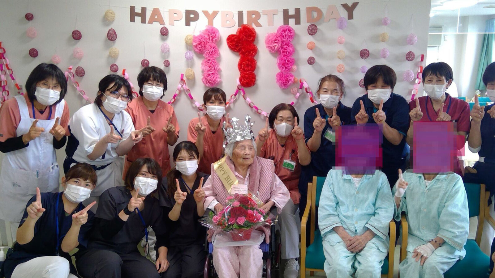 Hanako Ishii of Chiba, Japan, celebrates her 111th birthday - LongeviQuest