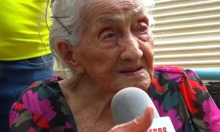 In May 2024, aged 108. (Source: Sucesos del Norte SV)