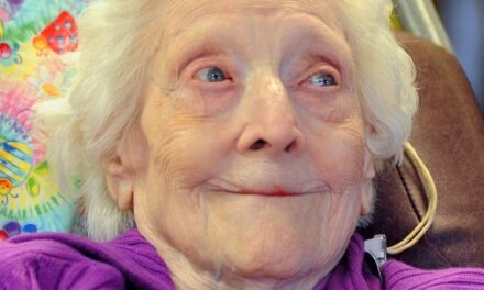 On her 108th birthday. (Source: News-Press NOW)