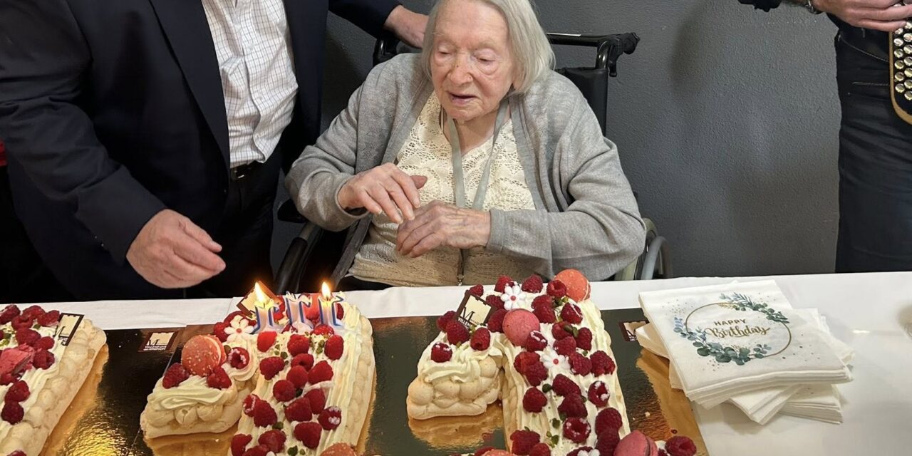 French Supercentenarian Irène Laroche Celebrates Her 111th Birthday