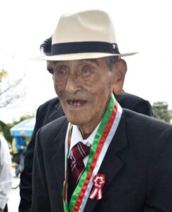 In July 2019, aged 109. (Source: Mi Rico Tumbes PERU)
