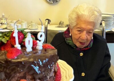 On her 109th birthday.