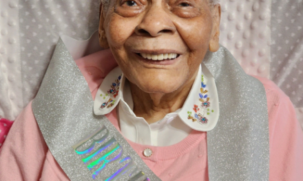 On her 110th birthday. (Source: ABC 33/40)