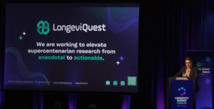 Ben Meyers giving speech at Longevity Summit Dublin