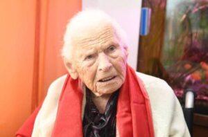 At the age of 110. (Source: The 110 Club)