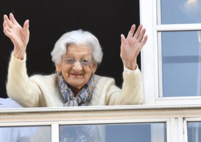 On her 110th birthday. (Source: Pontevedra Viva)