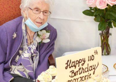 On her 110th birthday. (Source: University of Toronto)