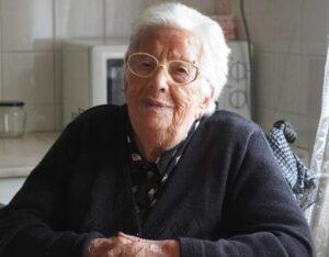 On her 110th birthday. (Source: Diario de León)
