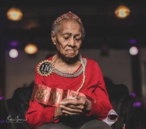 On her 110th birthday. (Source: Facebook/I-Vision)