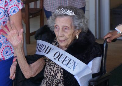 On her 110th birthday. (Source: Facebook/Barclay Friends)