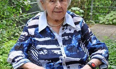 On her 109th birthday. (Source: Stimme)