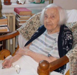 On her 111th birthday. (Source: Facebook)
