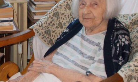 On her 111th birthday. (Source: Facebook)