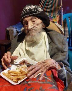 Centenarian Jeronimo Garcia on his 108th birthday in 2020