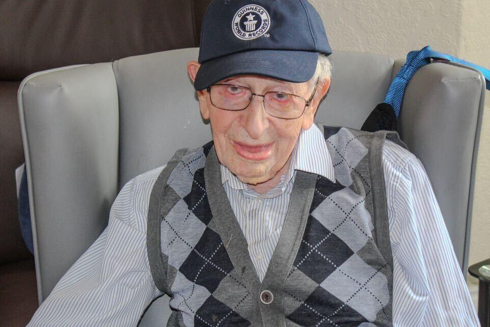 World’s Oldest Man, UK’s John Tinniswood, celebrates his 112th birthday