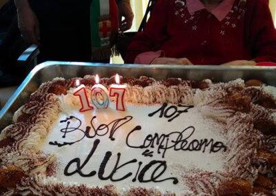 On her 107th birthday. (Source: Supercentenari d'Italia)