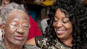 On her 110th birthday. (Source: Daily Express US)
