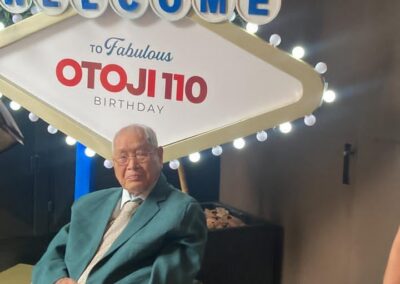During his 110th birthday celebration, on 7 December 2025.
