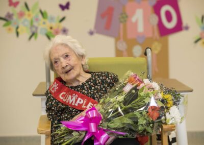 Piedad Loriente Pérez on her 110th birthday (Source: Heraldo)