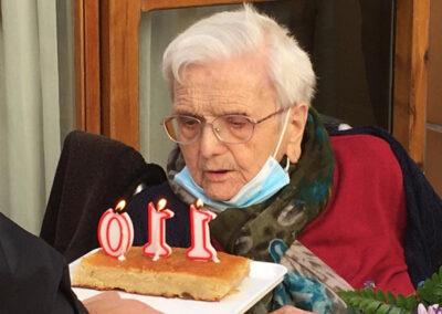 On her 110th birthday. (Source: La Comarca)