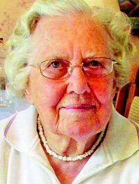 In her late 90s. (Source: The Herald Bulletin)